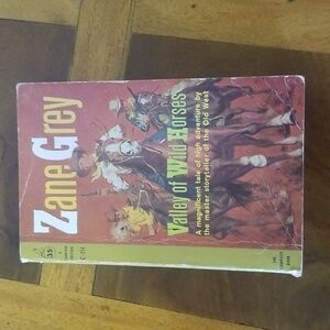 Vintage 1959 Zane Grey A Valley of Horses Pbk 1st printing Cardinal Edition